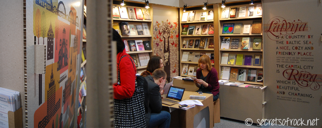 Buchmessestand Lettland in Leipzig