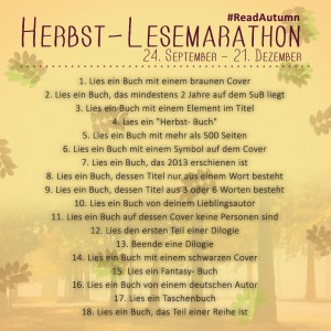 Herbst-Lesemarathon quadratisch