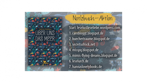 Notizbuch-Aktion • „Über uns das Meer“ – Ankündigung