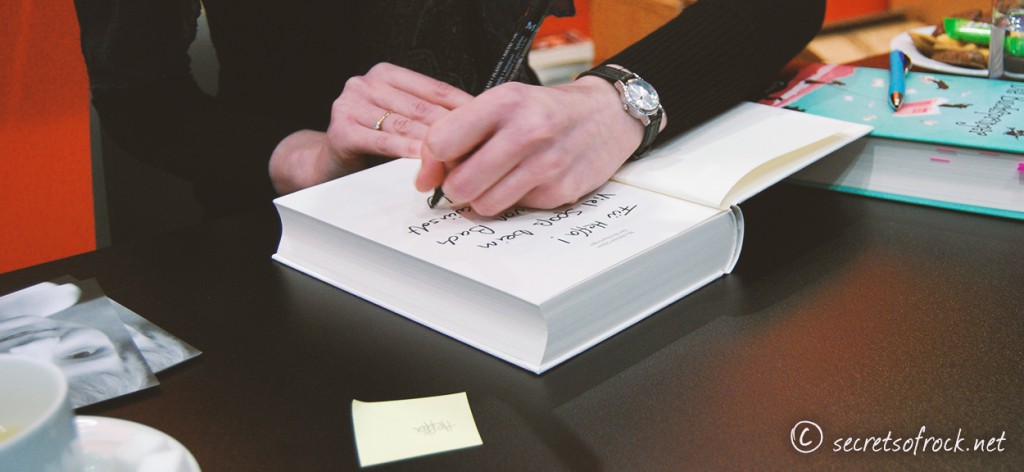 Mechthild Glaser signiert mein Buchspringer Buch