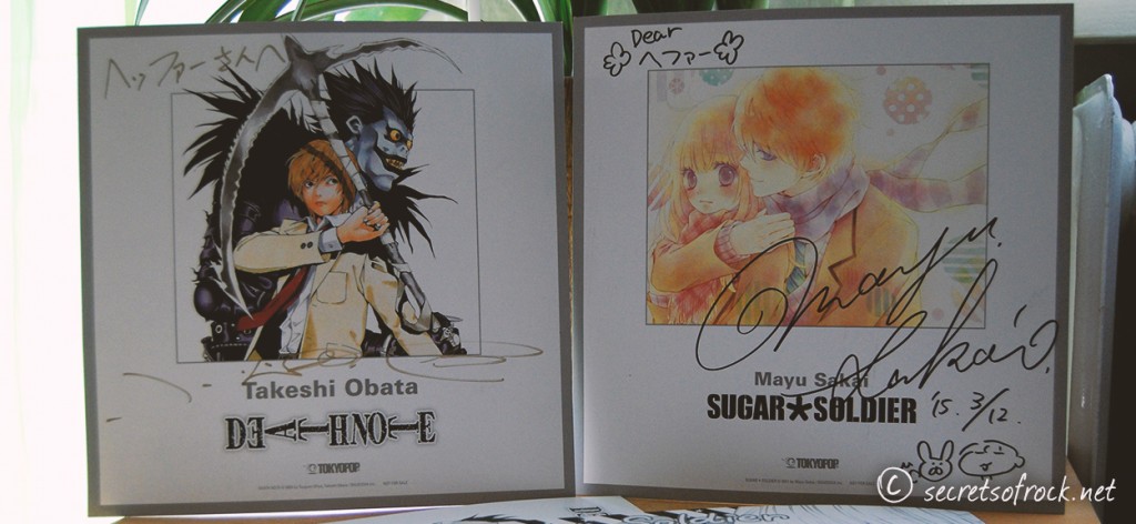 Shikishi von Takeshi Obata und Mayu Sakai
