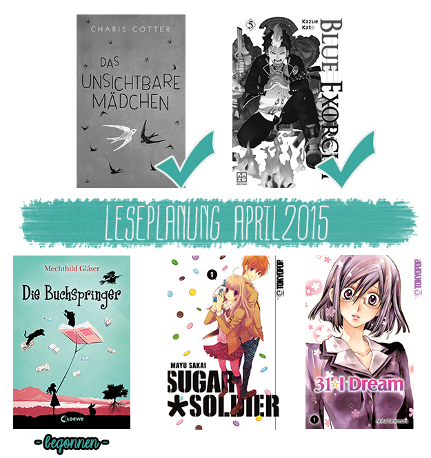 Leseplanung April 2015