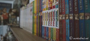 Das neue Regal voller Manga - erster Versuch