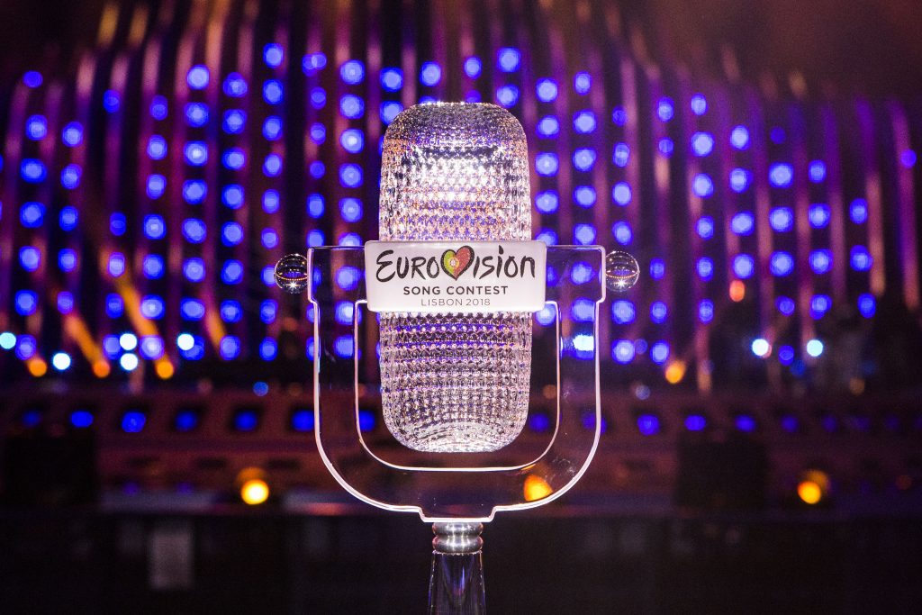 Trophäe des Eurovision Songcontest 2018, Photo by: Thomas Hanses